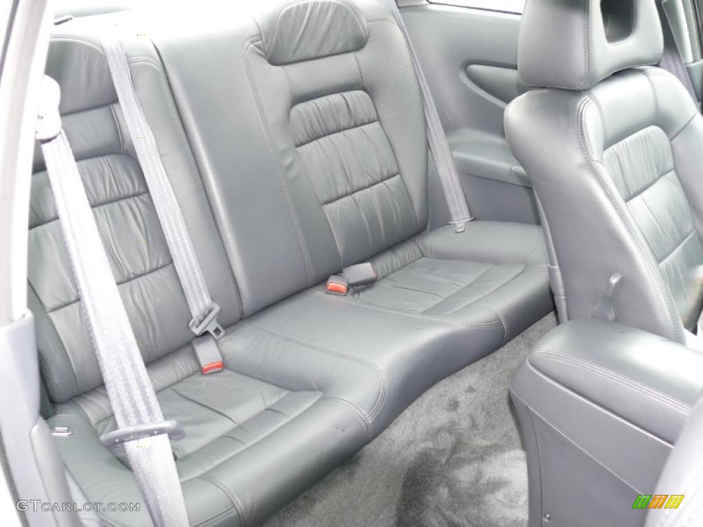 2002 Accord EX V6 Coupe - Satin Silver Metallic / Charcoal photo #12