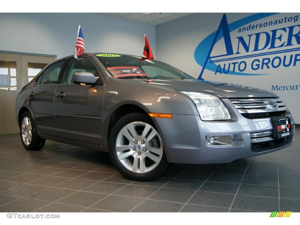 2007 Fusion SEL V6 - Tungsten Grey Metallic / Charcoal Black photo #1