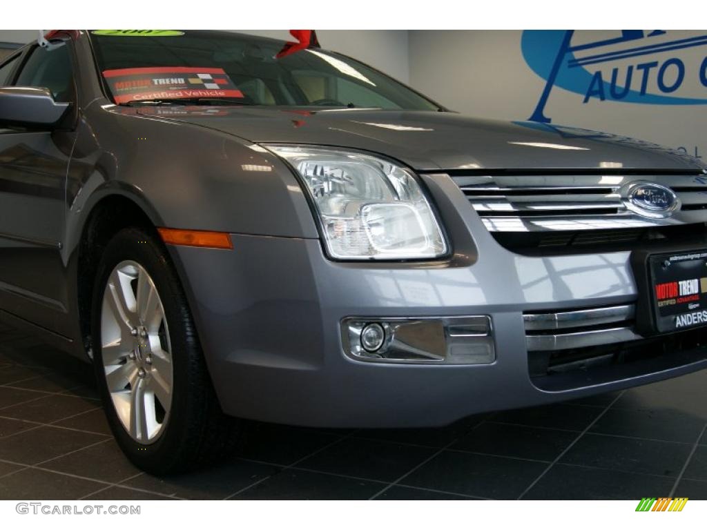 2007 Fusion SEL V6 - Tungsten Grey Metallic / Charcoal Black photo #3