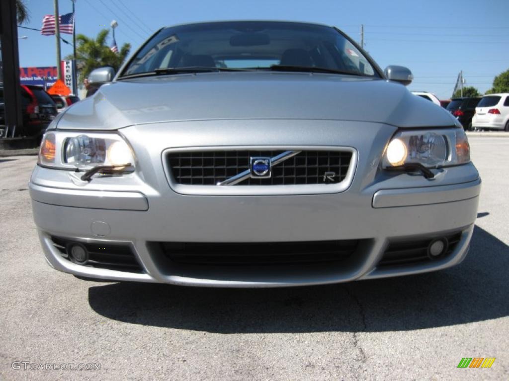 2007 V70 R AWD - Electric Silver Metallic / R Nordkap Black/Blue Metallic photo #12