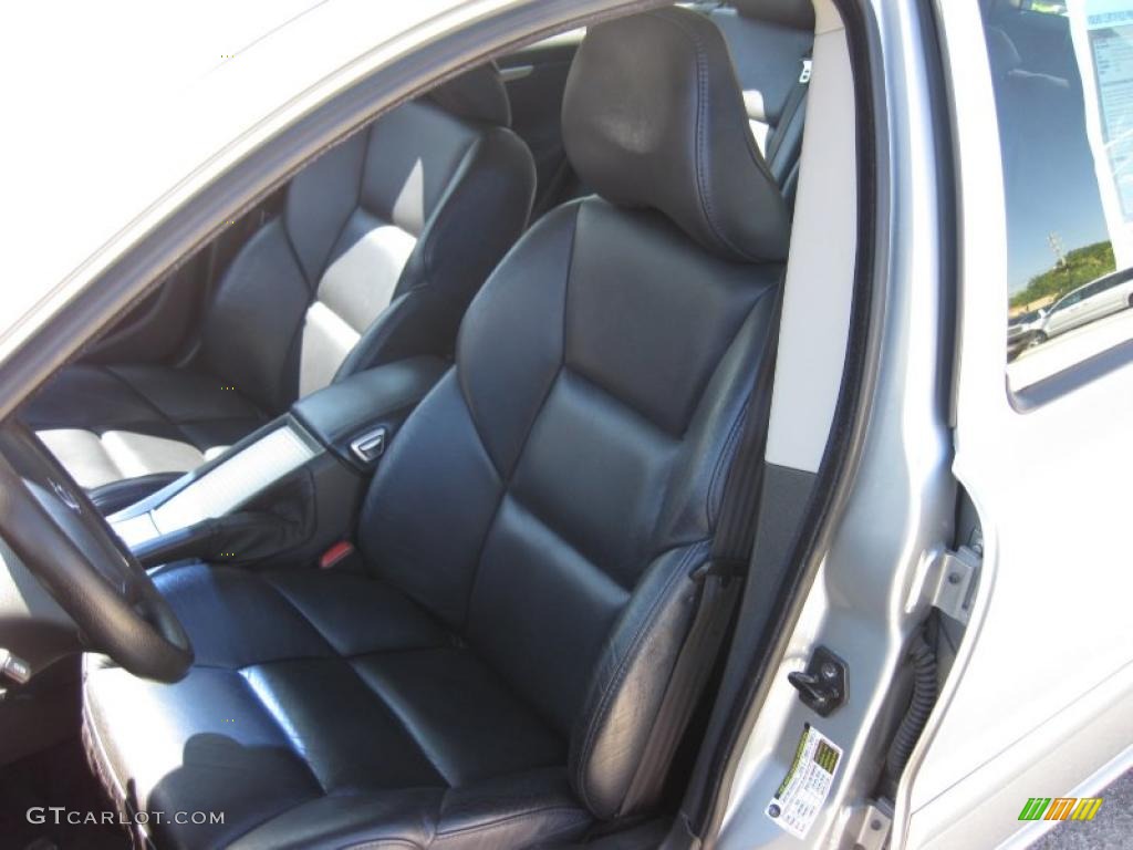 2007 V70 R AWD - Electric Silver Metallic / R Nordkap Black/Blue Metallic photo #13
