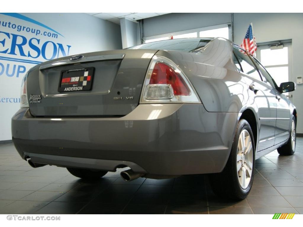 2007 Fusion SEL V6 - Tungsten Grey Metallic / Charcoal Black photo #7