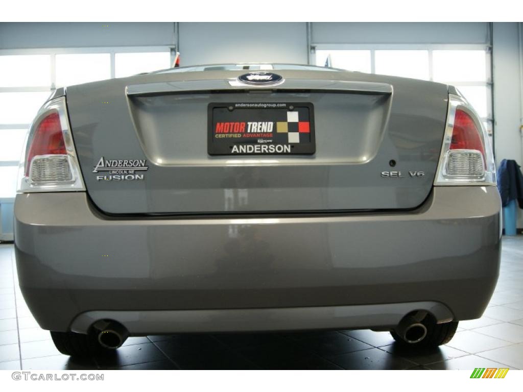 2007 Fusion SEL V6 - Tungsten Grey Metallic / Charcoal Black photo #8