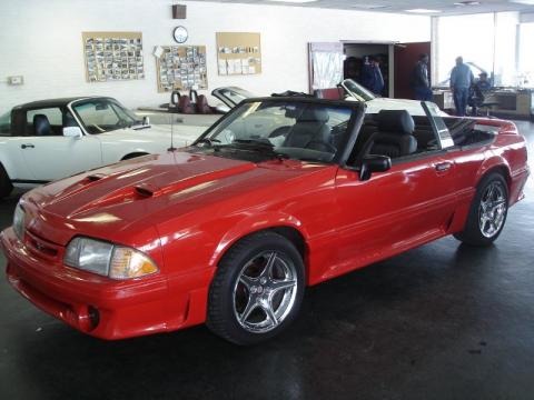 1988 Ford Mustang GT Convertible Data, Info and Specs