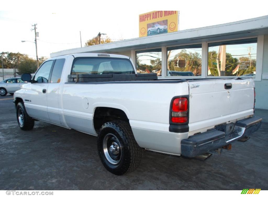 2000 Ram 1500 ST Extended Cab - Bright White / Mist Gray photo #5