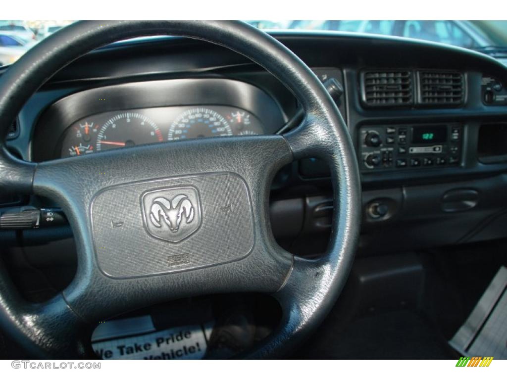 2000 Ram 1500 ST Extended Cab - Bright White / Mist Gray photo #20