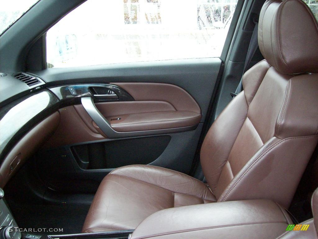 2007 MDX Technology - Aspen White Pearl / Bordeaux photo #9