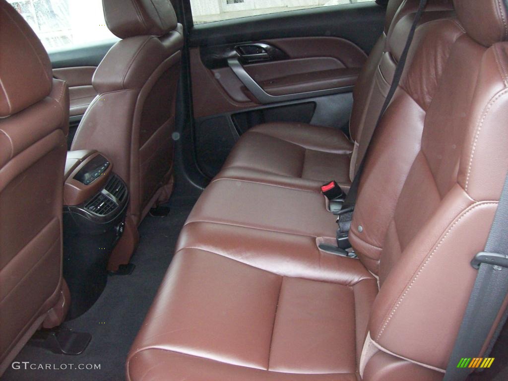 2007 MDX Technology - Aspen White Pearl / Bordeaux photo #10