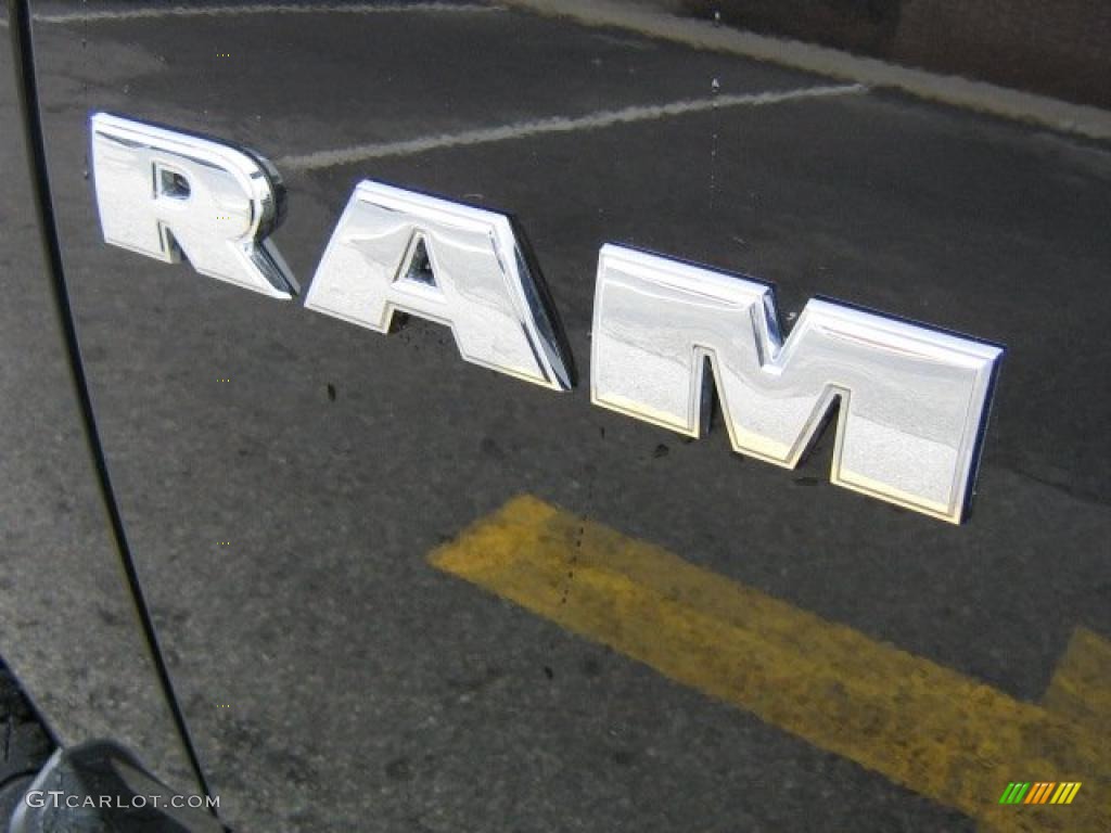 2009 Ram 1500 Laramie Quad Cab 4x4 - Brilliant Black Crystal Pearl / Light Pebble Beige/Bark Brown photo #27