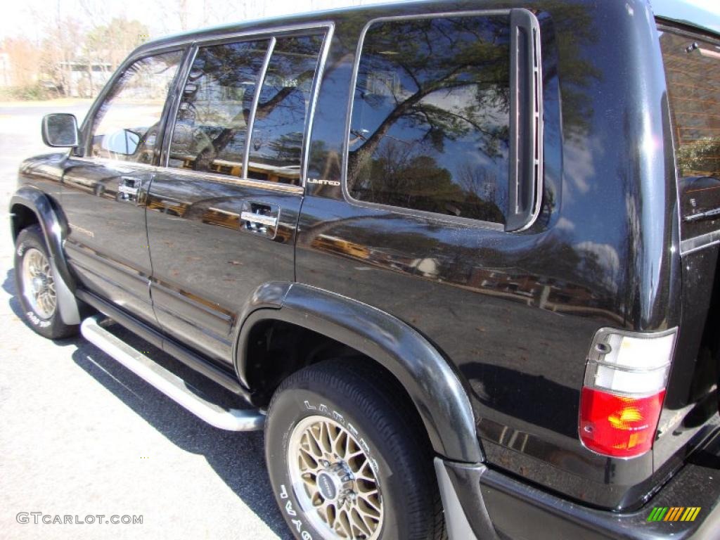 2001 Trooper Limited - Ebony Black / Beige photo #3