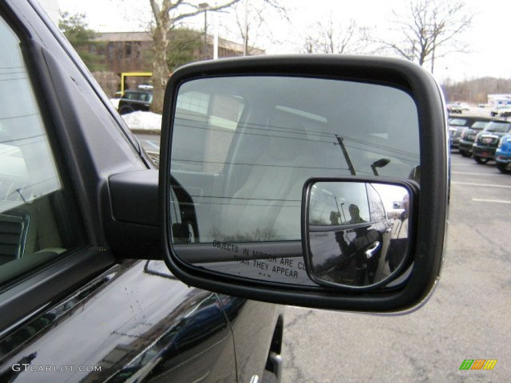 2009 Ram 1500 Laramie Quad Cab 4x4 - Brilliant Black Crystal Pearl / Light Pebble Beige/Bark Brown photo #43