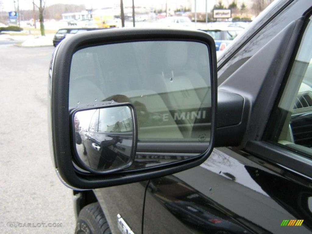 2009 Ram 1500 Laramie Quad Cab 4x4 - Brilliant Black Crystal Pearl / Light Pebble Beige/Bark Brown photo #44