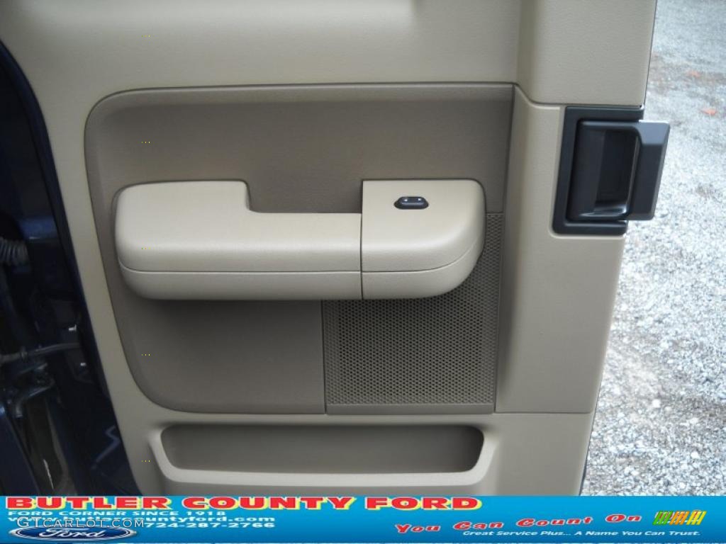 2006 F150 XLT SuperCab 4x4 - Medium Wedgewood Blue Metallic / Tan photo #9
