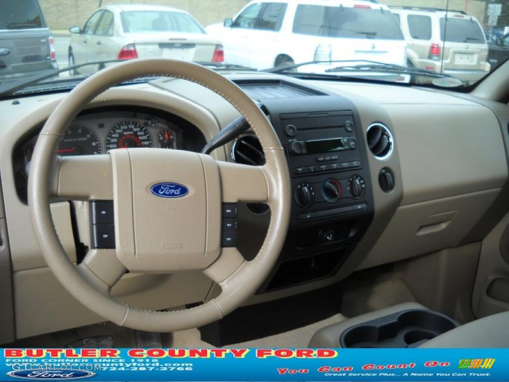 2006 F150 XLT SuperCab 4x4 - Medium Wedgewood Blue Metallic / Tan photo #10