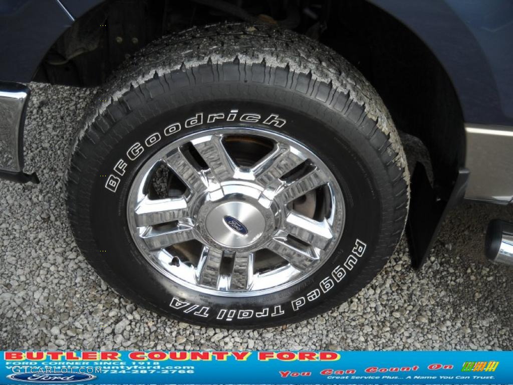 2006 F150 XLT SuperCab 4x4 - Medium Wedgewood Blue Metallic / Tan photo #16