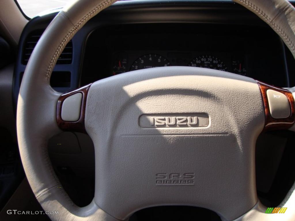 2001 Trooper Limited - Ebony Black / Beige photo #21