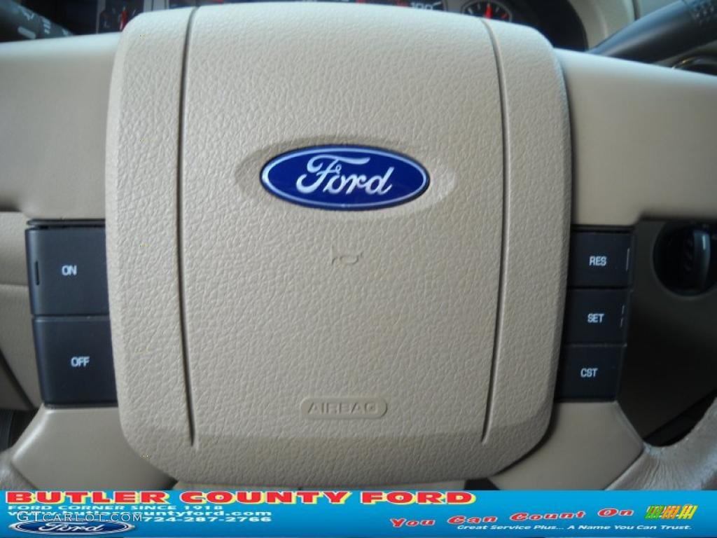 2006 F150 XLT SuperCab 4x4 - Medium Wedgewood Blue Metallic / Tan photo #24