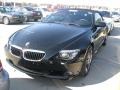 2008 Jet Black BMW 6 Series 650i Convertible  photo #1