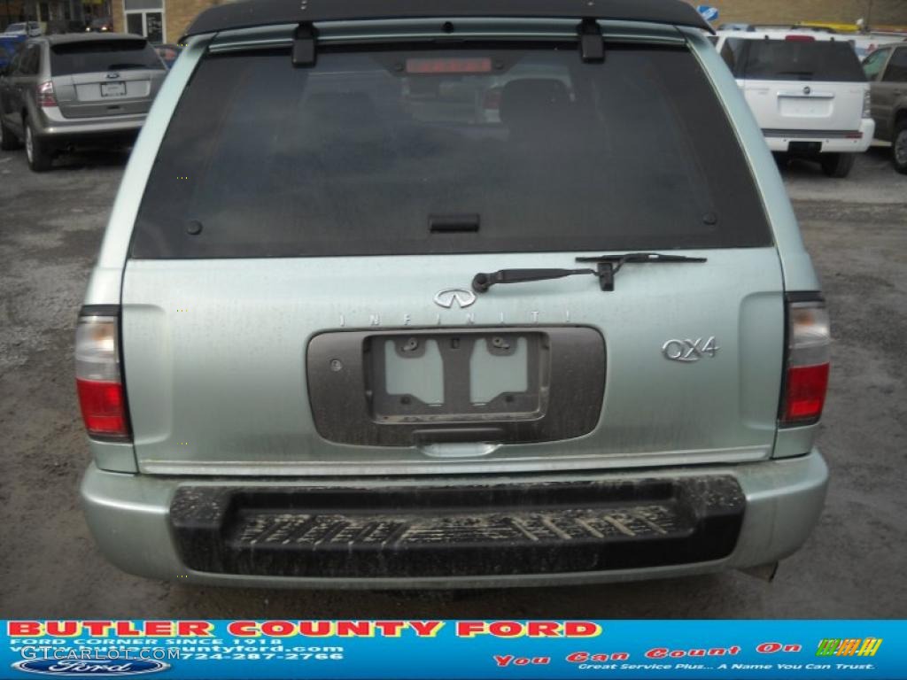 2000 QX4  - Silver Sage Metallic / Gray photo #3