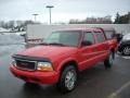 2002 Fire Red GMC Sonoma SLS Crew Cab 4x4  photo #3