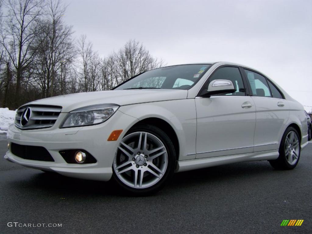 2008 C 350 Sport - Arctic White / Black photo #8