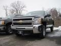 2010 Black Chevrolet Silverado 2500HD Extended Cab 4x4  photo #1