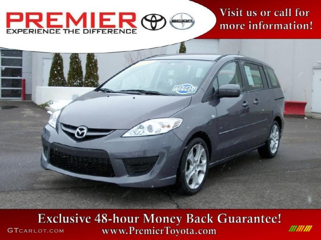 2008 MAZDA5 Sport - Galaxy Gray / Black photo #1