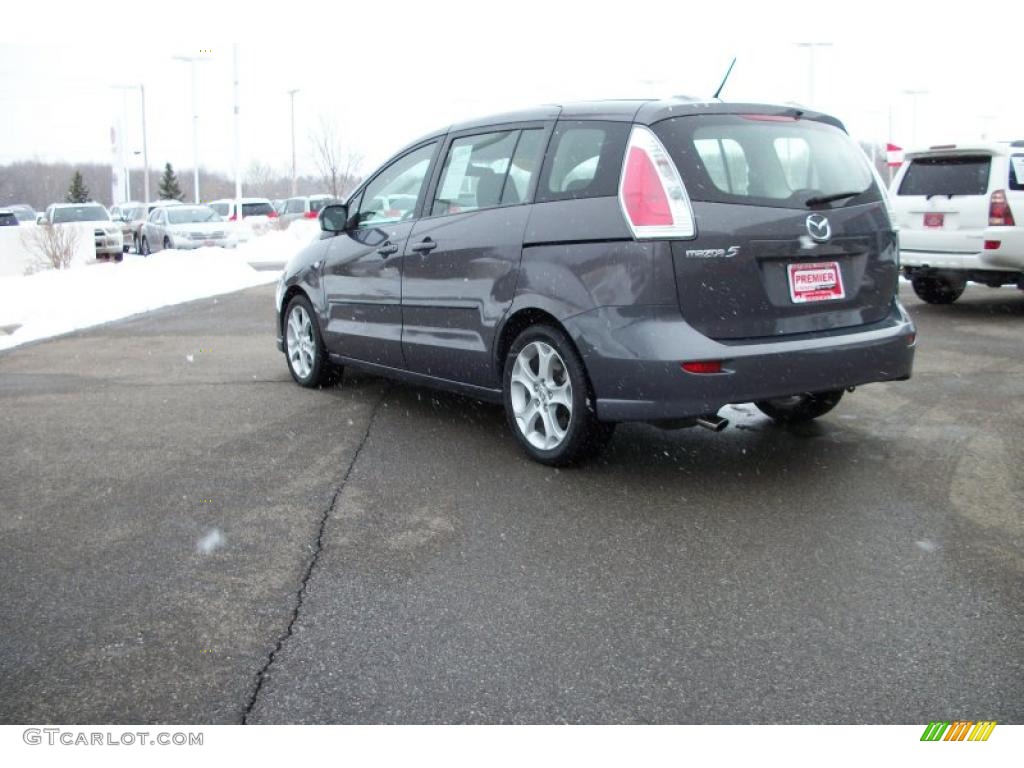 2008 MAZDA5 Sport - Galaxy Gray / Black photo #7