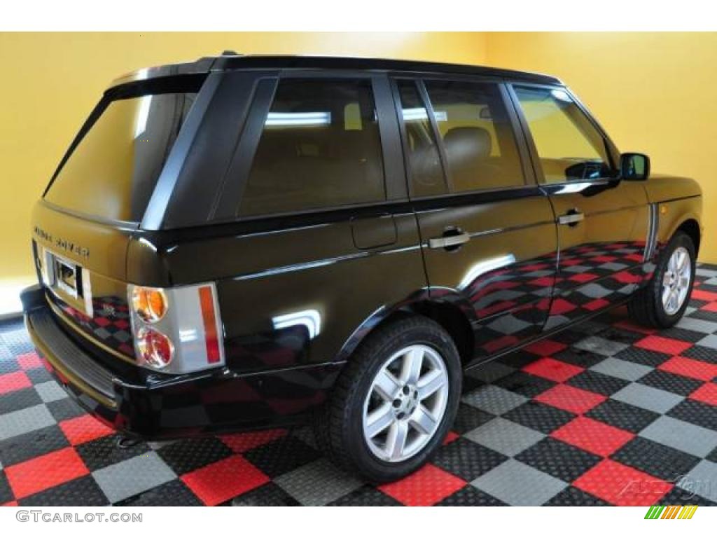 2005 Range Rover HSE - Java Black Pearl / Sand/Jet photo #6