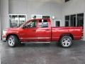 2008 Flame Red Dodge Ram 1500 Big Horn Edition Quad Cab  photo #4