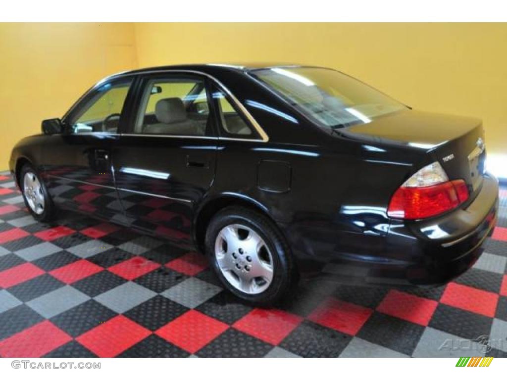 2004 Avalon XL - Black / Taupe photo #4