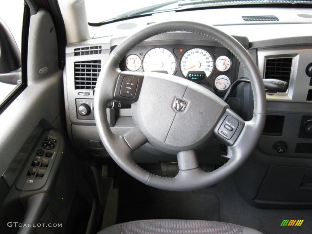 2008 Ram 1500 Big Horn Edition Quad Cab - Flame Red / Medium Slate Gray photo #20