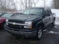 2005 Dark Green Metallic Chevrolet Silverado 1500 Z71 Crew Cab 4x4  photo #3