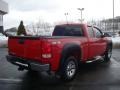 2008 Fire Red GMC Sierra 1500 Extended Cab 4x4  photo #3