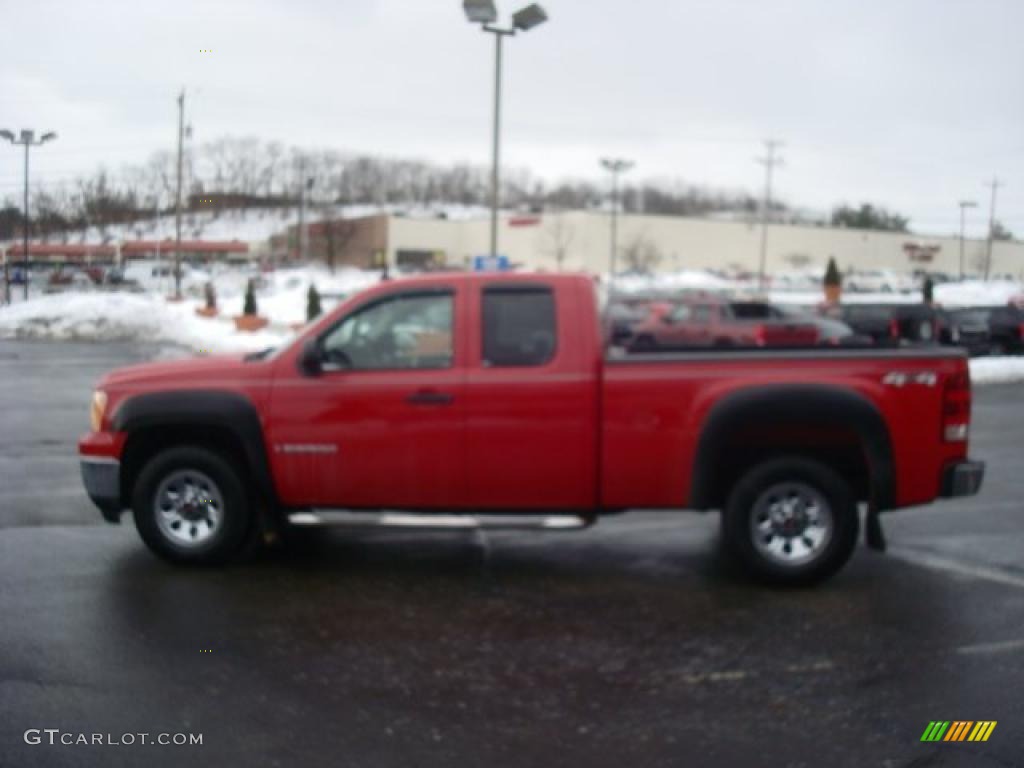 2008 Sierra 1500 Extended Cab 4x4 - Fire Red / Dark Titanium photo #6