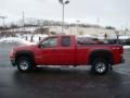 2008 Fire Red GMC Sierra 1500 Extended Cab 4x4  photo #6