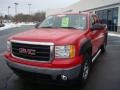 2008 Fire Red GMC Sierra 1500 Extended Cab 4x4  photo #7
