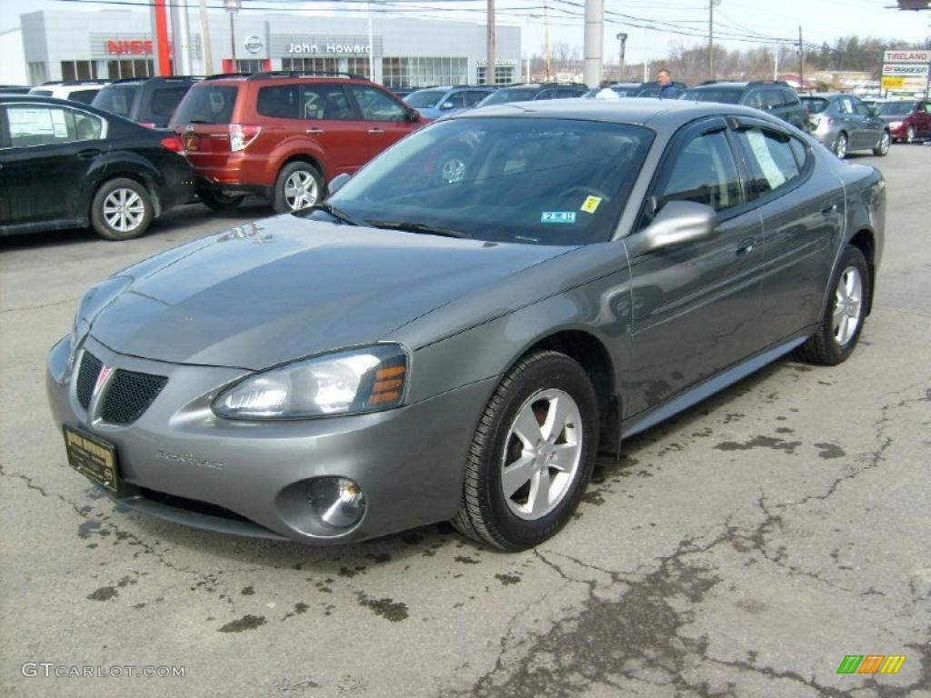 2007 Grand Prix Sedan - Shadow Gray Metallic / Ebony photo #3