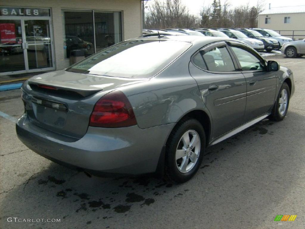 2007 Grand Prix Sedan - Shadow Gray Metallic / Ebony photo #6