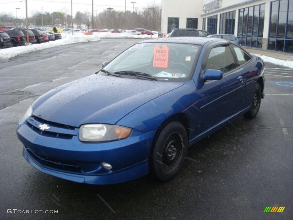 2003 Cavalier LS Sport Coupe - Arrival Blue Metallic / Graphite Gray photo #7