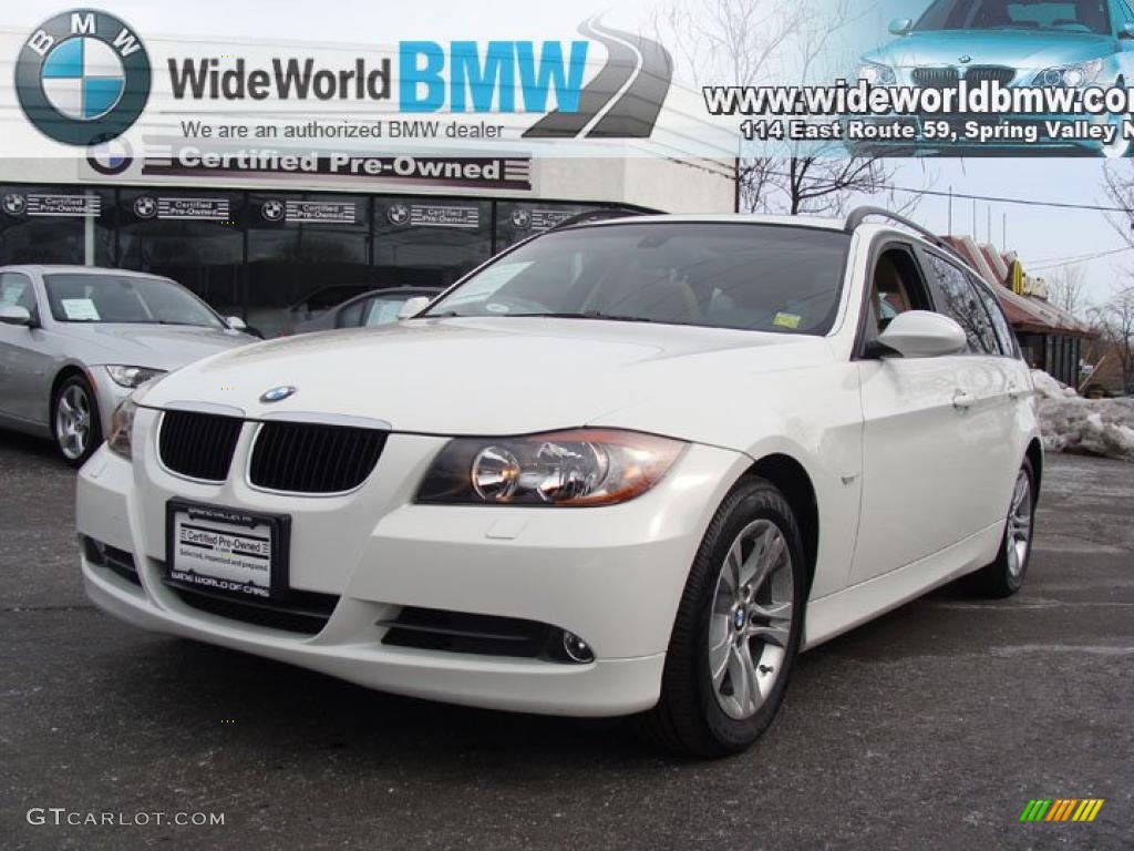 Alpine White BMW 3 Series