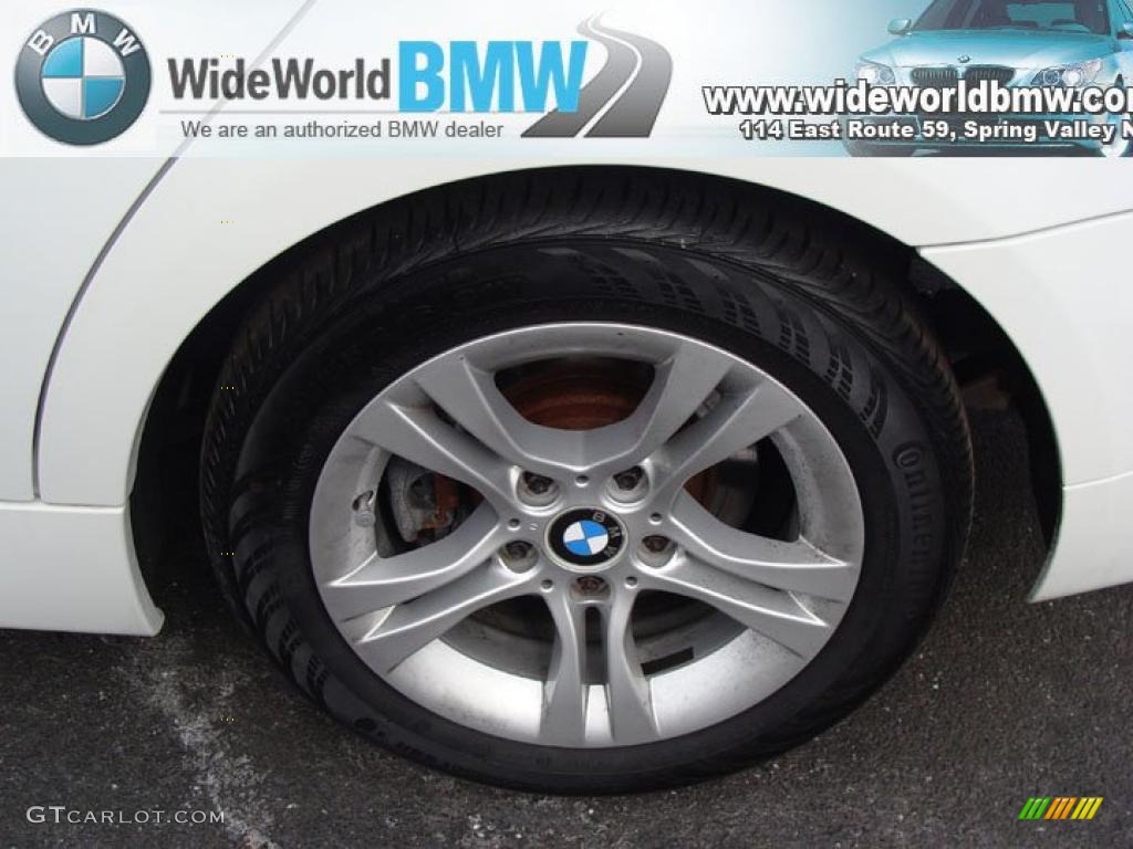 2008 3 Series 328xi Wagon - Alpine White / Beige photo #7