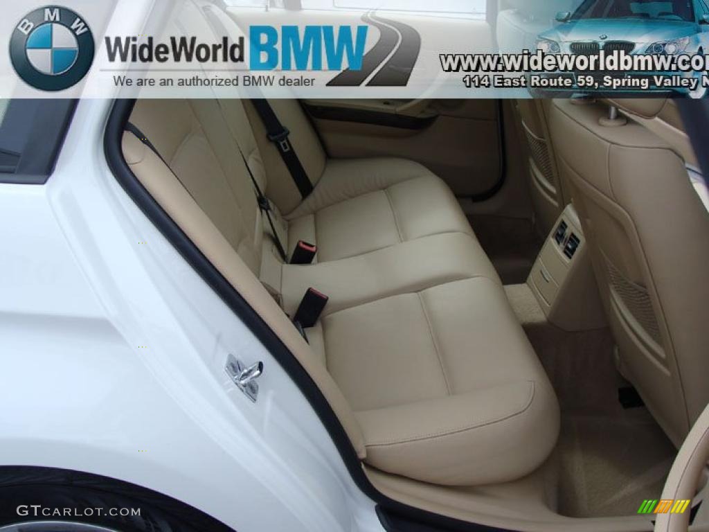 2008 3 Series 328xi Wagon - Alpine White / Beige photo #11