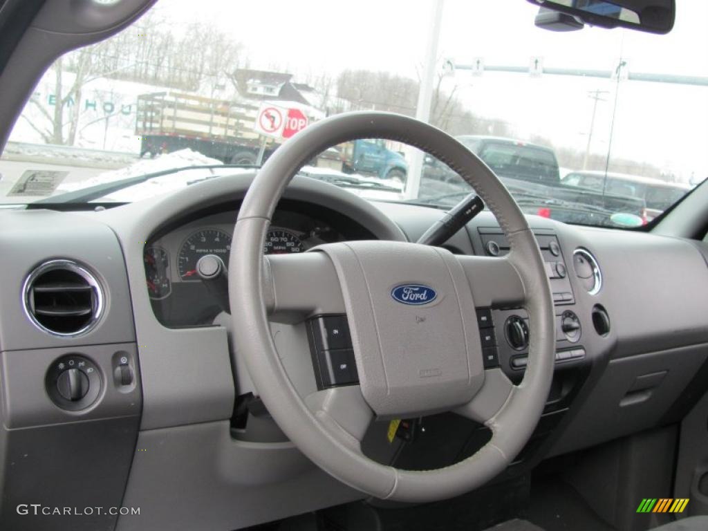 2006 F150 XLT SuperCab 4x4 - Oxford White / Medium/Dark Flint photo #9