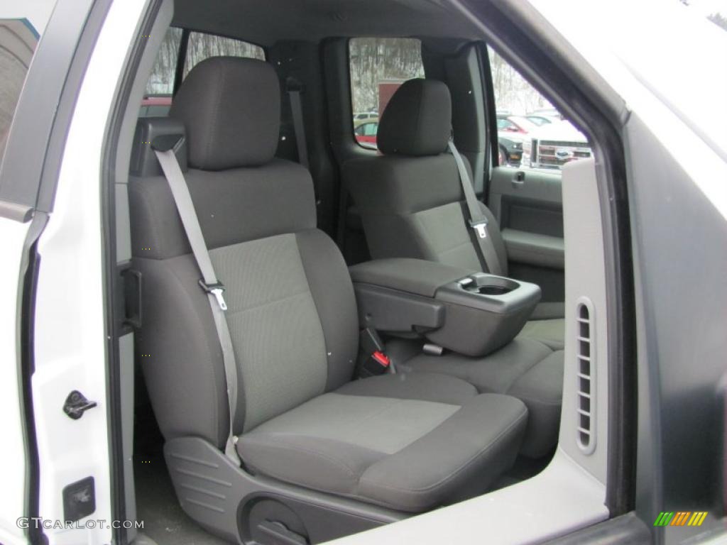 2006 F150 XLT SuperCab 4x4 - Oxford White / Medium/Dark Flint photo #11