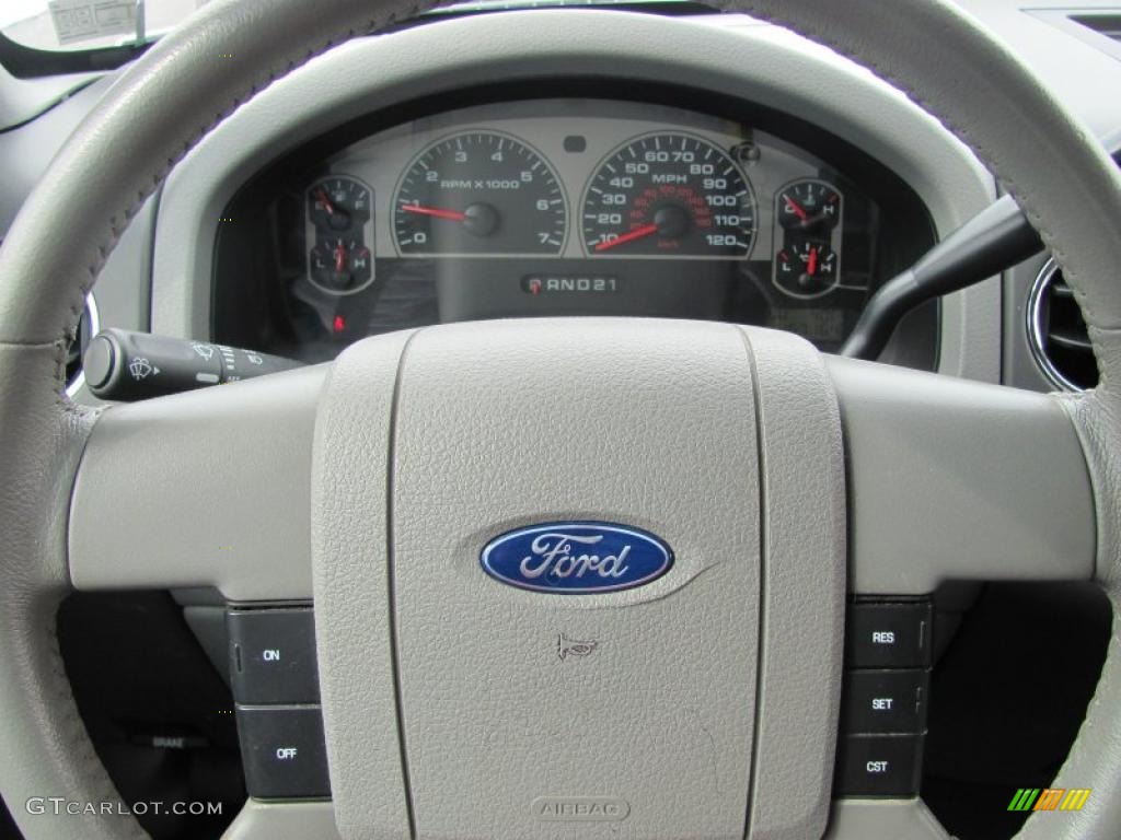 2006 F150 XLT SuperCab 4x4 - Oxford White / Medium/Dark Flint photo #12