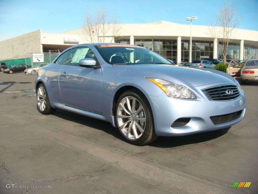 Pacific Sky Metallic 2009 Infiniti G 37 S Sport Convertible Exterior Photo #26375578