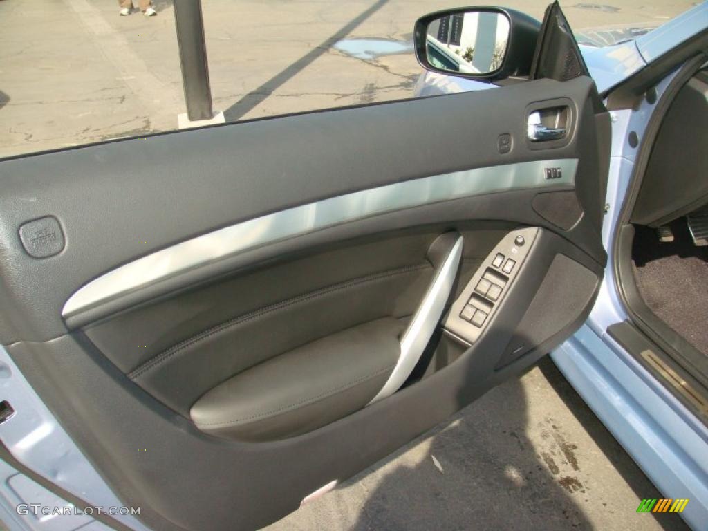 2009 Infiniti G 37 S Sport Convertible Graphite Door Panel Photo #26375638