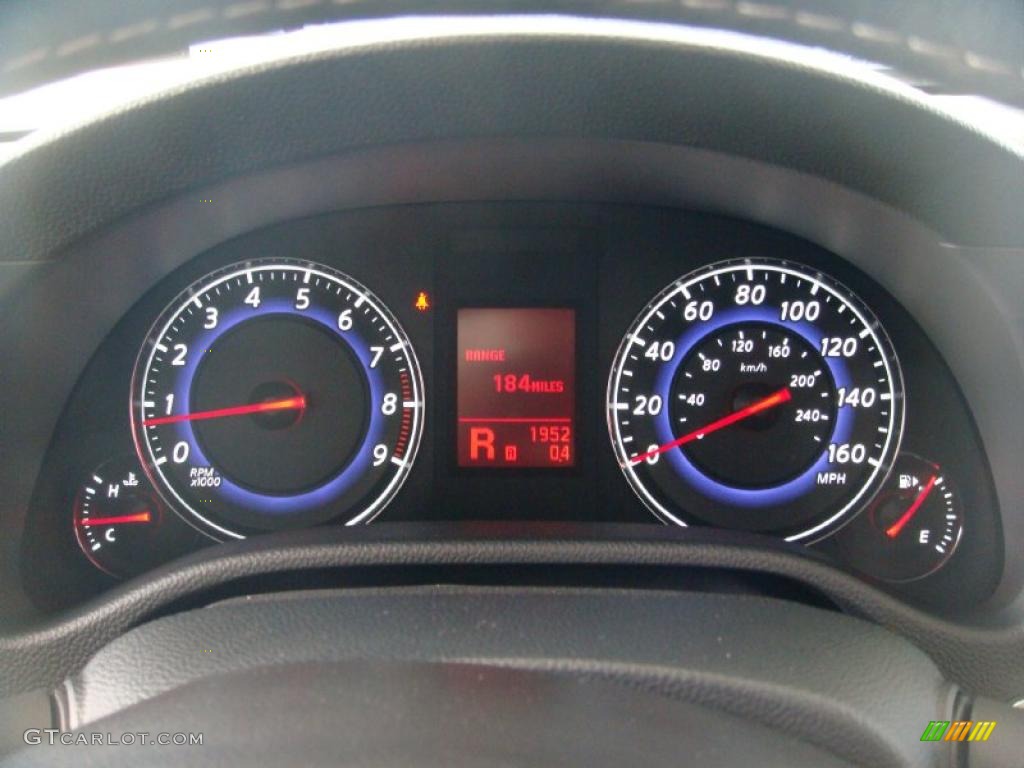 2009 Infiniti G 37 S Sport Convertible Gauges Photo #26376050