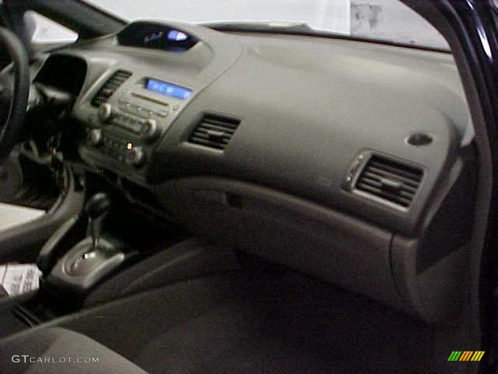 2007 Civic LX Sedan - Nighthawk Black Pearl / Gray photo #18